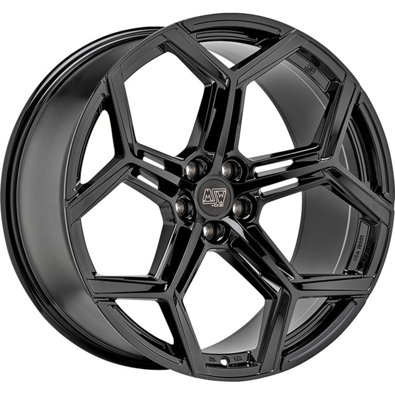 Cerchio MSW Msw 53 Glossy Black 5 fori 19\" 8X19 ET35 5x112