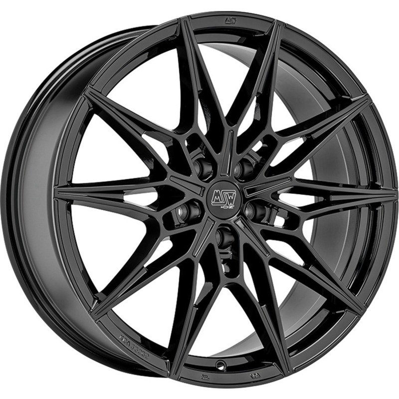 Cerchio MSW Msw 75 Glossy Black 5 fori 19\" 8X19 ET49 5x112