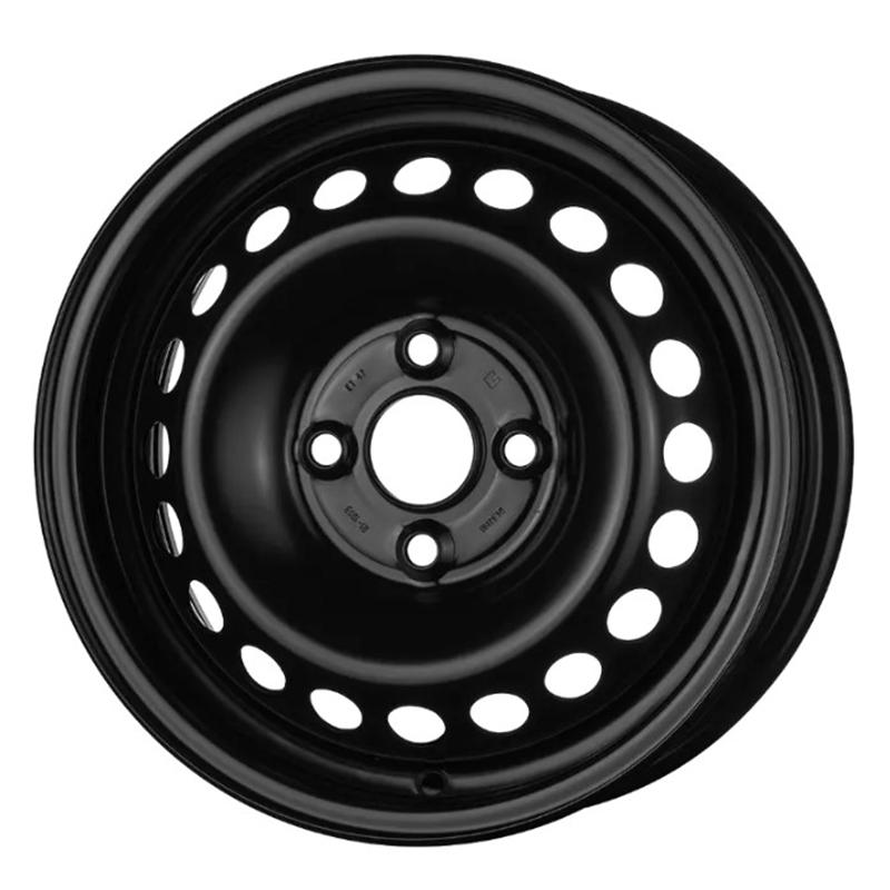 Cerchi in Lega DEDICO Steel Nero 4 fori 14\" 5.5X14 ET47 4x100