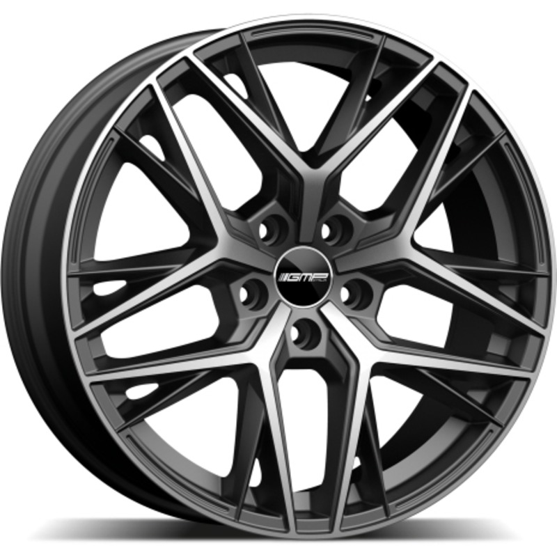 Cerchio GMP Lunica Matt Anthracite Diamond 5 fori 19\" 7.5X19 ET45 5x114.3