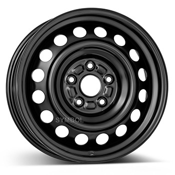 Cerchi in Lega KFZ ALCAR Steel Nero 5 fori 17\" 7X17 ET47.5 5x108