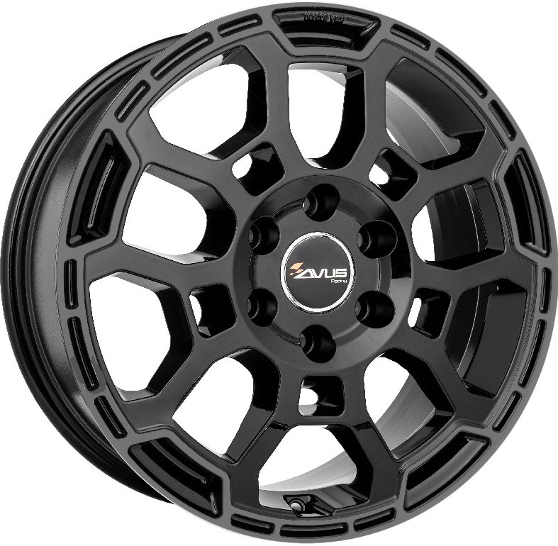 Cerchi in Lega AVUS AC-V01 Black 6 fori 18\" 7.5X18 ET54.5 6x139.7