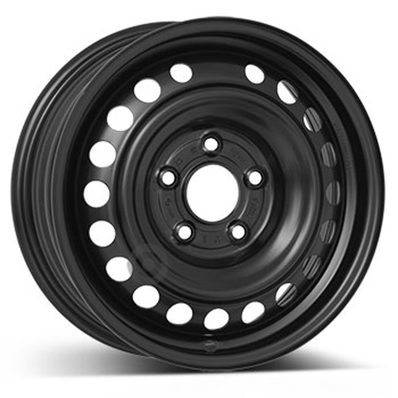 Cerchi in Lega KFZ ALCAR Steel Nero 5 fori 15\" 6X15 ET46 5x114.3