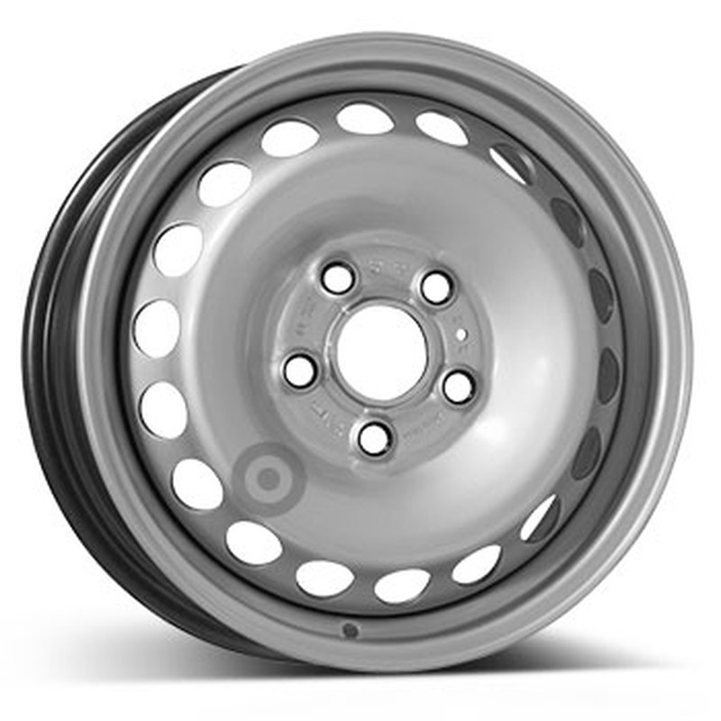 Cerchi in Lega KFZ ALCAR Steel Silver 5 fori 16\" 6.5X16 ET60 5x120