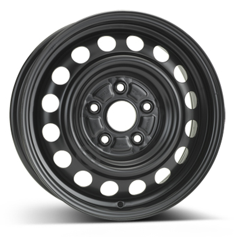 Cerchi in Lega KFZ ALCAR Steel Nero 5 fori 15\" 6X15 ET50 5x114.3