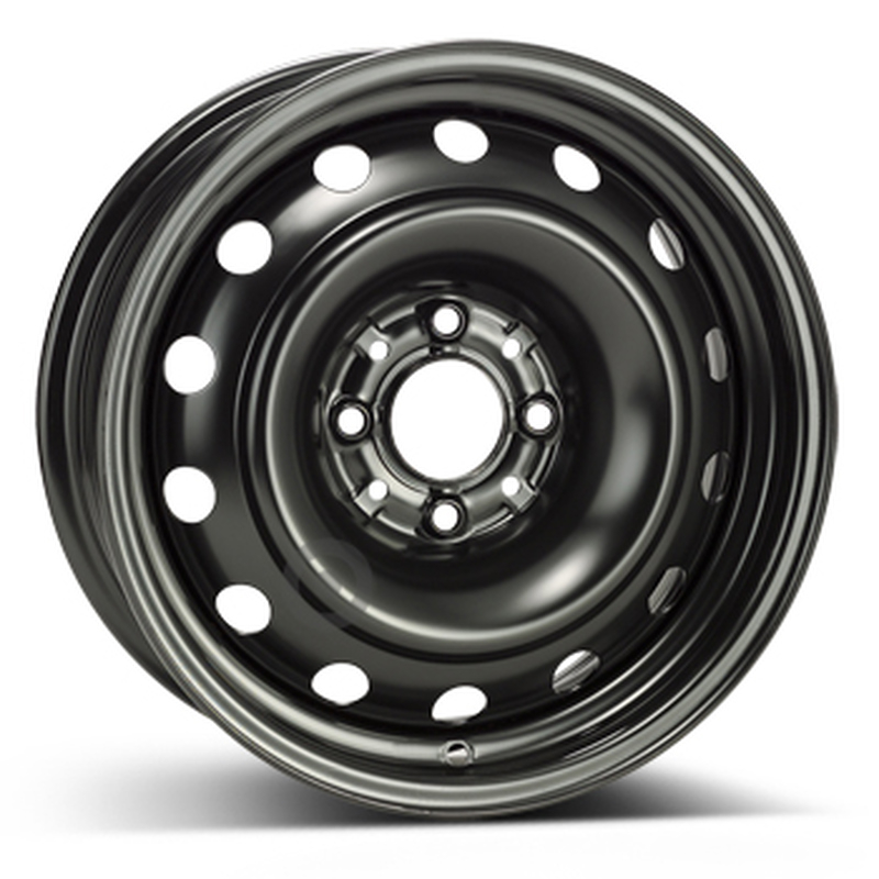 Cerchi in Lega KFZ ALCAR Steel Nero 4 fori 15\" 6X15 ET18 4x108