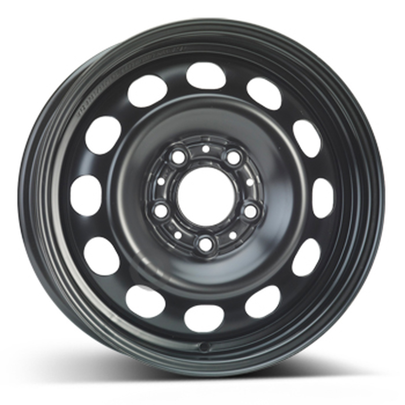 Cerchi in Lega KFZ ALCAR Steel Nero 5 fori 16\" 6.5X16 ET42 5x120