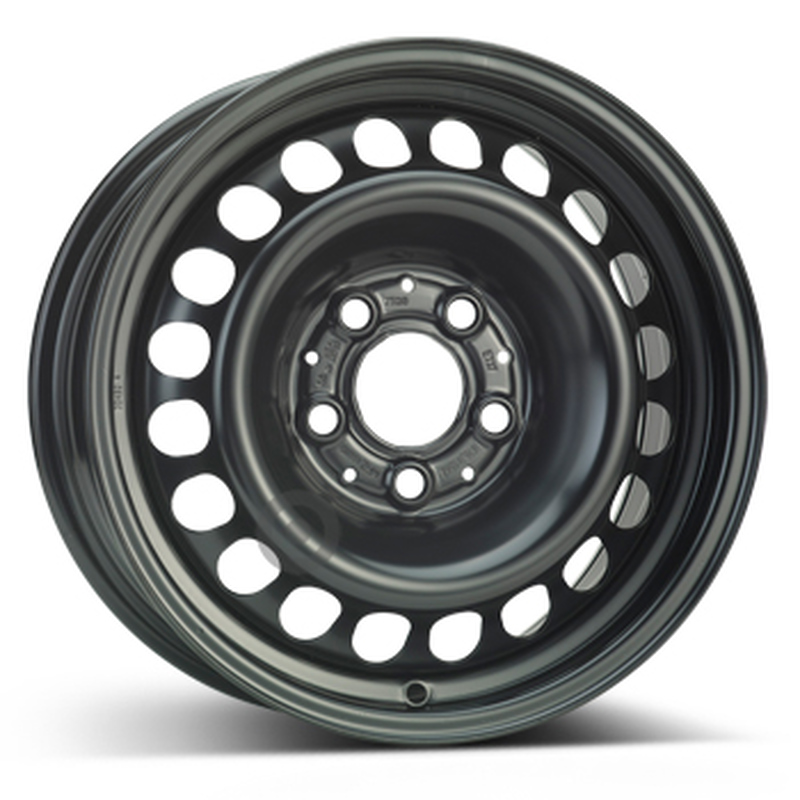Cerchi in Lega KFZ ALCAR Steel Nero 5 fori 15\" 6.5X15 ET37 5x112
