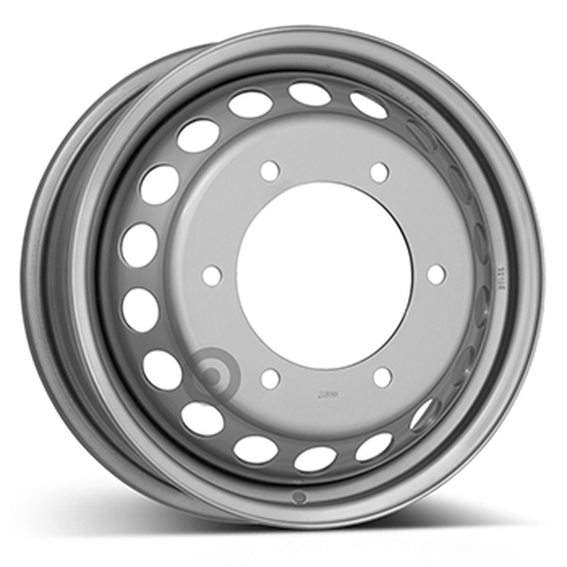 Cerchi in Lega KFZ ALCAR Steel Silver 6 fori 16\" 5X16 ET107 6x180