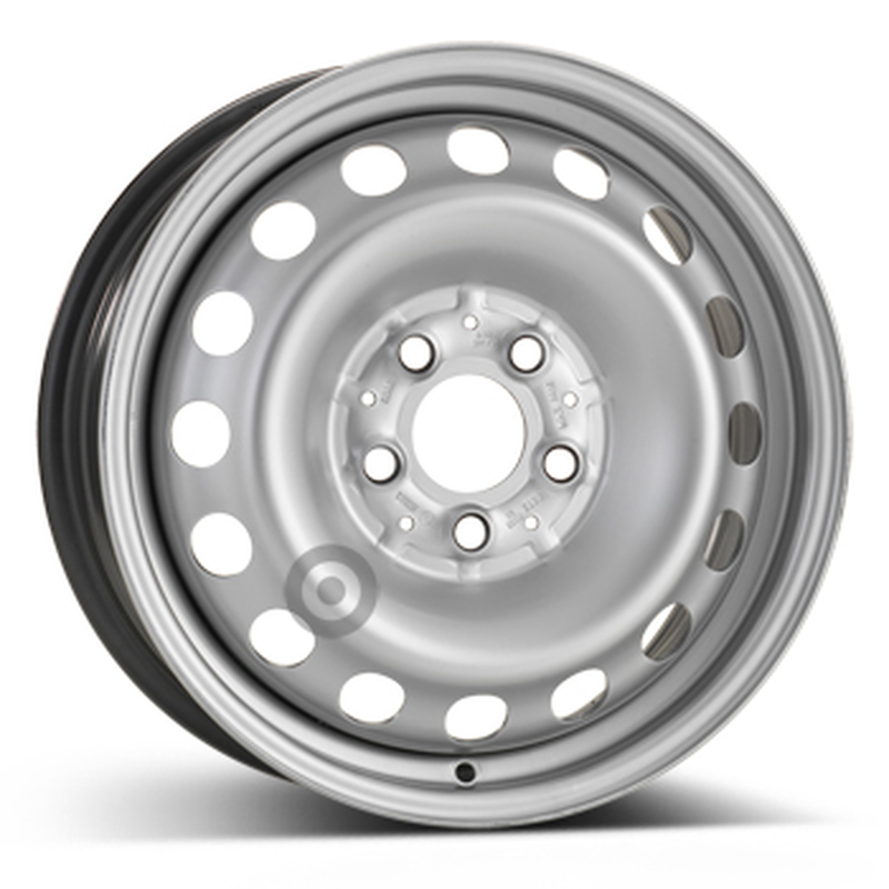 Cerchi in Lega KFZ ALCAR Steel Silver 5 fori 16\" 6X16 ET54 5x112