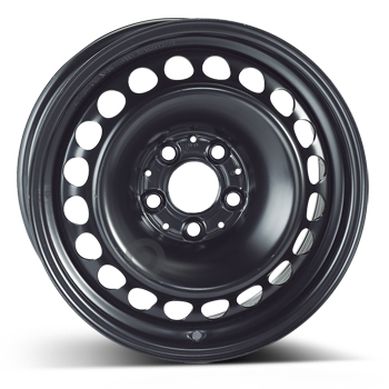 Cerchi in Lega KFZ ALCAR Steel Nero 5 fori 16\" 7X16 ET37 5x112