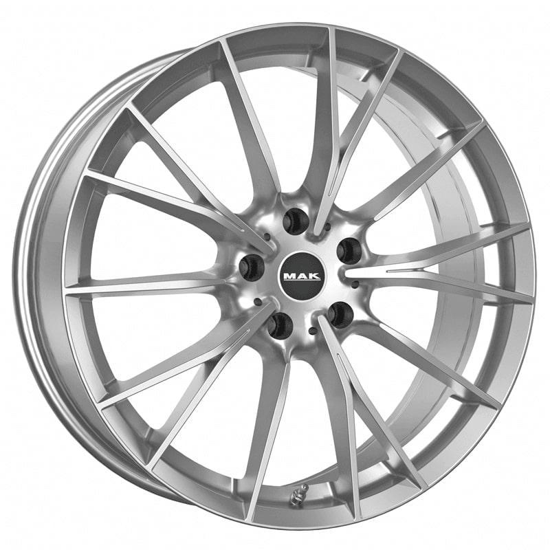 Cerchi in Lega MAK FabriK-D Silver 5 fori 19\" 9.5X19 ET44 5x112