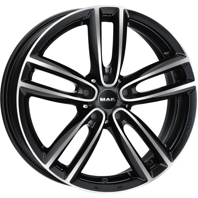 Cerchi in Lega MAK Oxford Black Mirror 5 fori 16\" 6.5X16 ET46 5x120