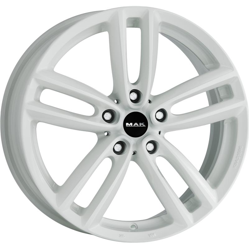 Cerchi in Lega MAK Oxford Gloss White 5 fori 18\" 7.5X18 ET52 5x120