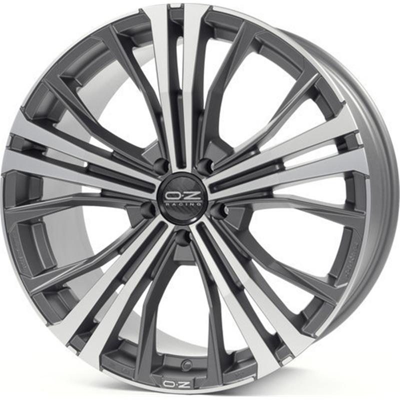 Cerchi in Lega OZ RACING Cortina Matt Dark Graphite 5 fori 20\" 9.5X20 ET40 5x112