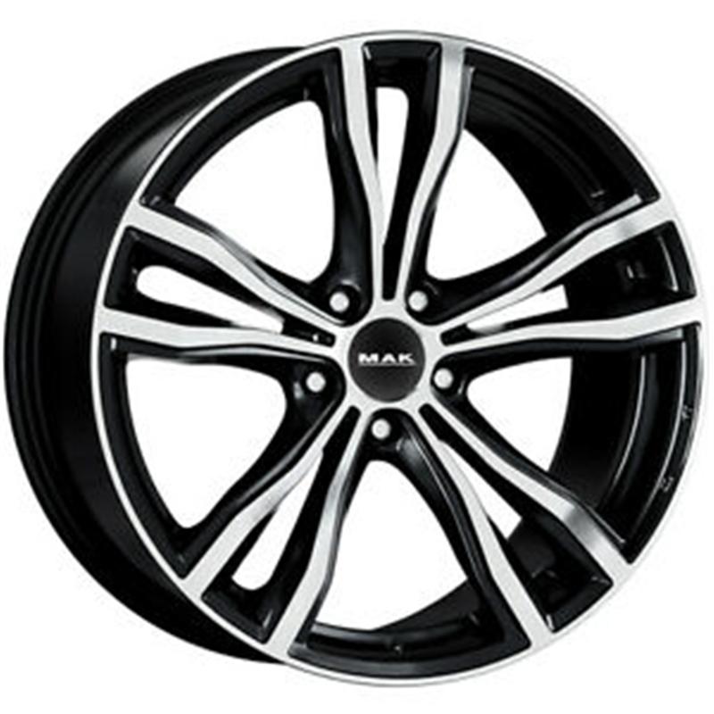 Cerchi in Lega MAK X-Mode Black Mirror 5 fori 21\" 10X21 ET40 5x120