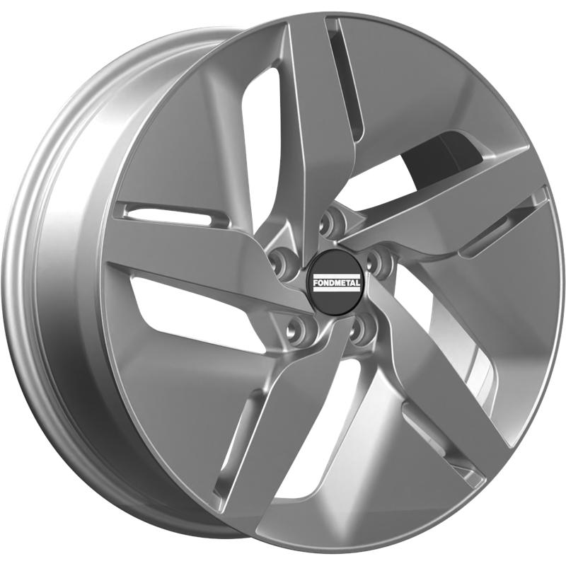 Cerchi in Lega FONDMETAL E-Joule Glossy Silver 5 fori 19\" 7.5X19 ET47.5 5x108