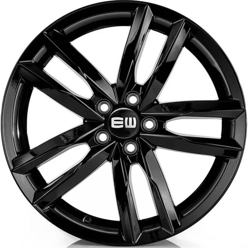 Cerchi in Lega EW Ej16 Orion Black 5 fori 17\" 7.5X17 ET40 5x100