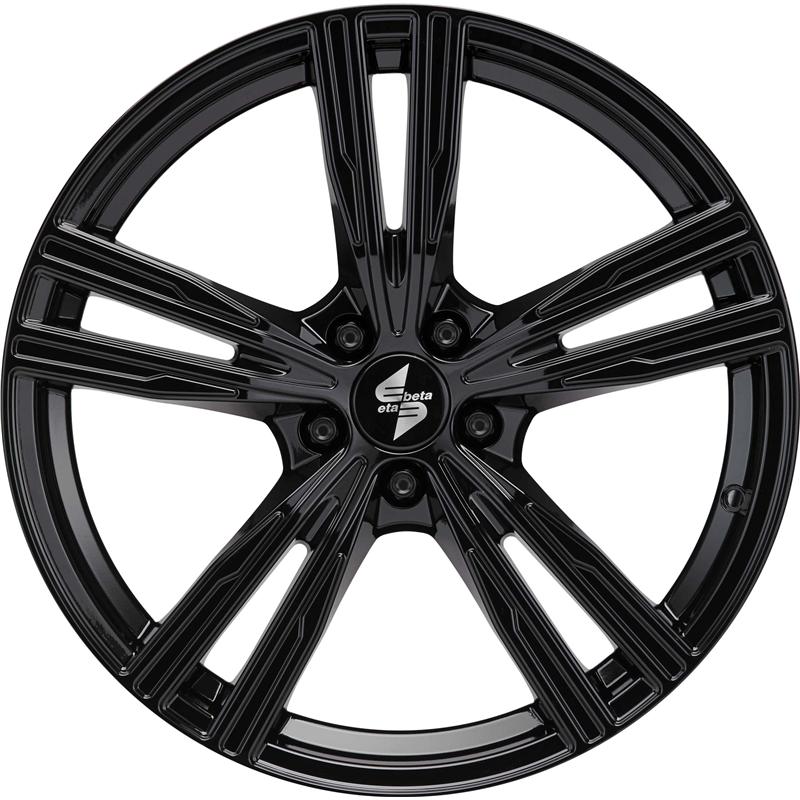 Cerchi in Lega ETA BETA Amos Matt Black 5 fori 19\" 8X19 ET30 5x112