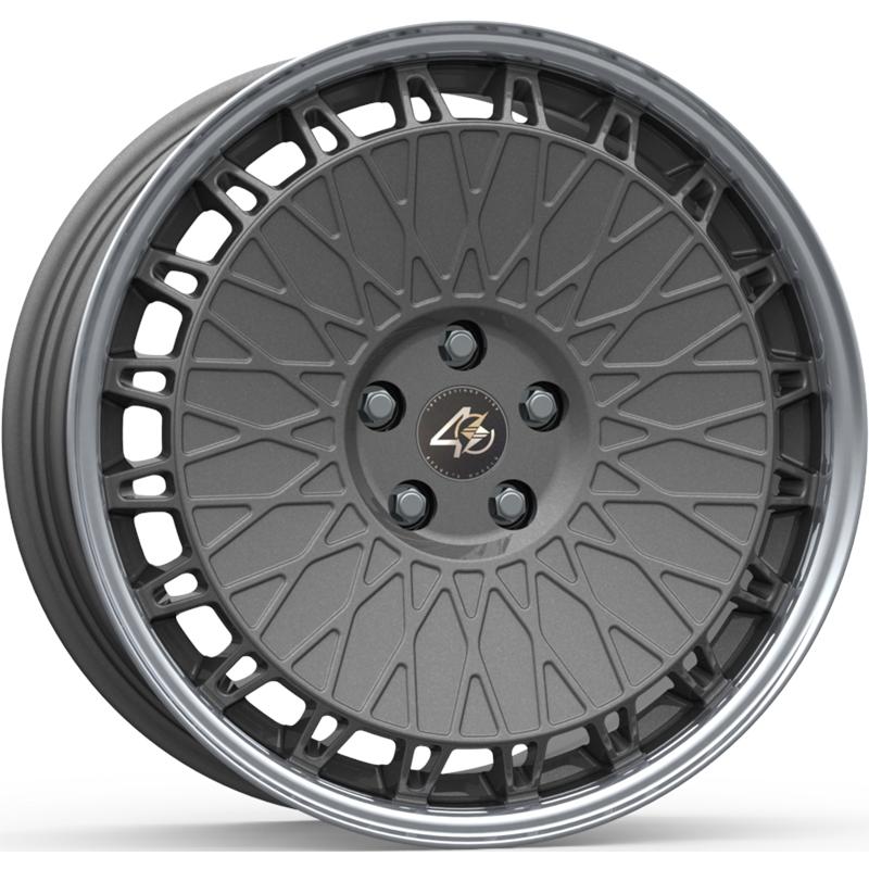 Cerchi in Lega ETA BETA Eb40 Matt Anthracite Lip Polish 5 fori 19\" 8.5X19 ET45 5x112