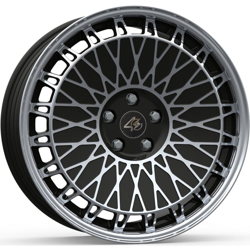 Cerchi in Lega ETA BETA Eb40 Matt Black Full Polish 5 fori 19\" 8.5X19 ET50 5x112