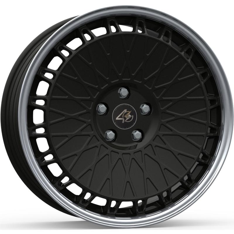 Cerchi in Lega ETA BETA Eb40 Matt Black Lip Polish 5 fori 19\" 8.5X19 ET50 5x112