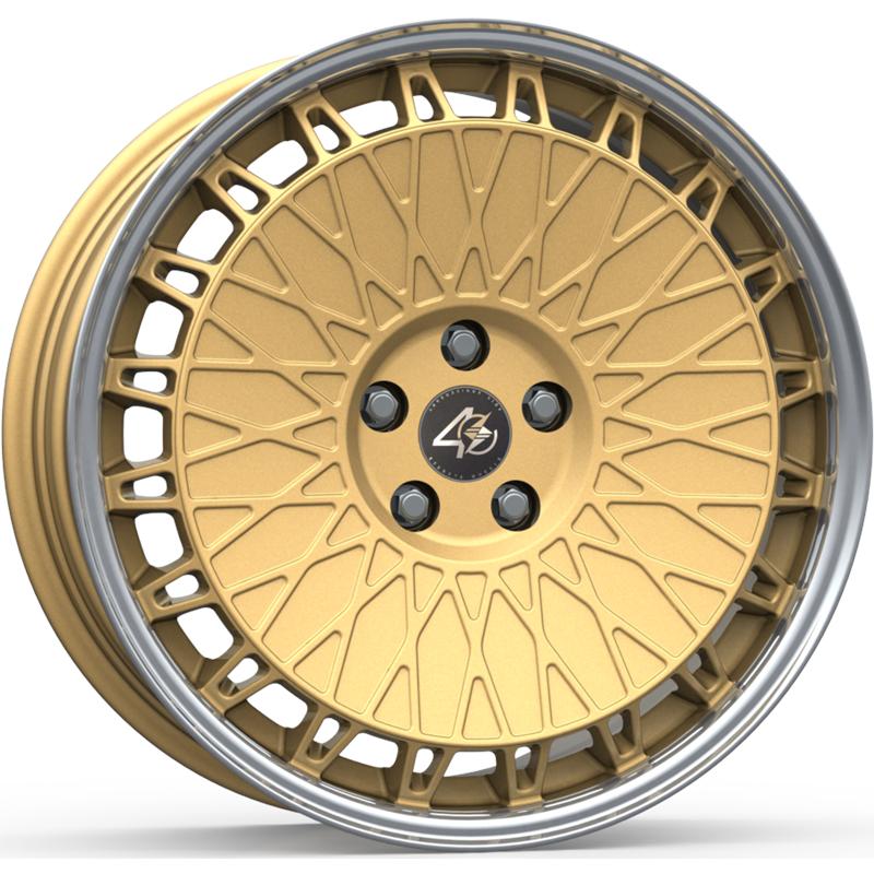 Cerchi in Lega ETA BETA Eb40 Shiny Gold Lip Polish 5 fori 19\" 8.5X19 ET42 5x120