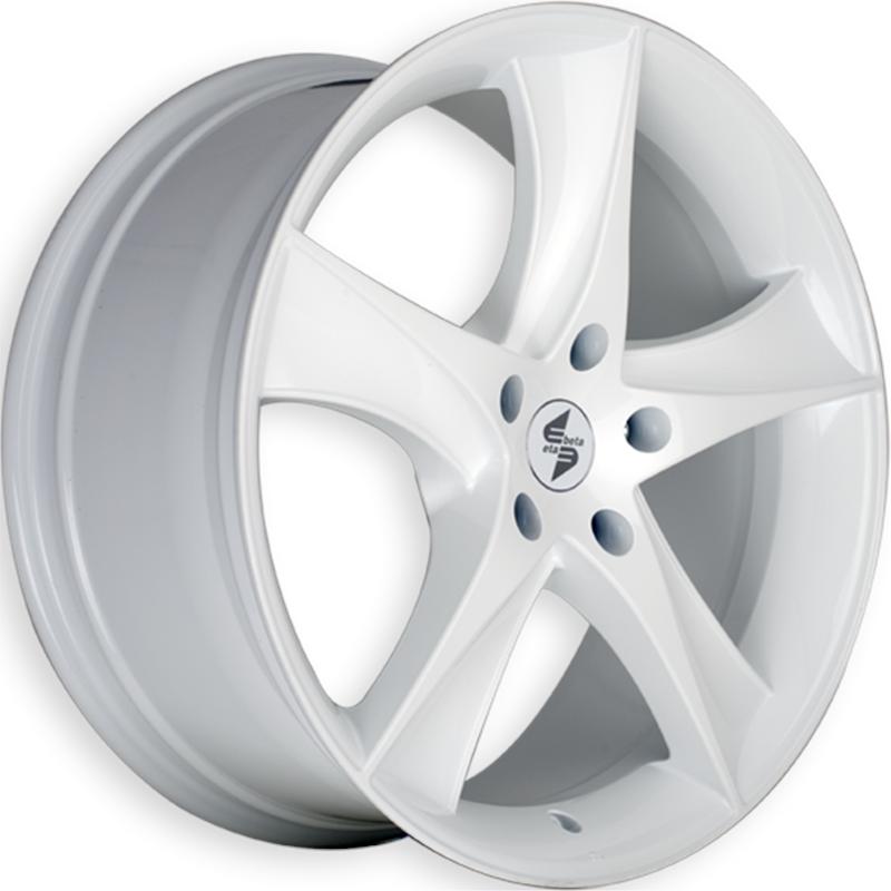 Cerchi in Lega ETA BETA Jofiel Shiny White Full Polish 5 fori 19\" 9X19 ET30 5x112