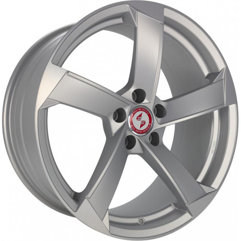 Cerchi in Lega ETA BETA Magic Shiny Silver Full Polish 5 fori 19\" 8.5X19 ET47 5x112