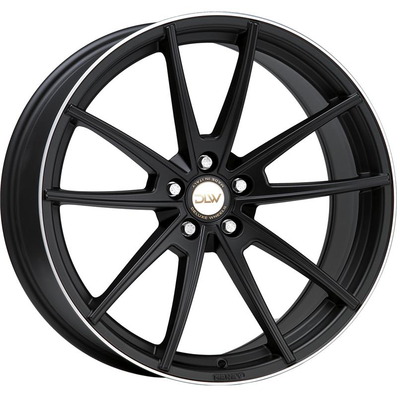 Cerchi in Lega ETA BETA Manay Matt Black Lip Polish 5 fori 20\" 9X20 ET45 5x130