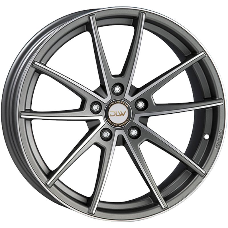 Cerchi in Lega ETA BETA ManaY-K Shiny Anthracite Full Polish 5 fori 19\" 8.5X19 ET40 5x112