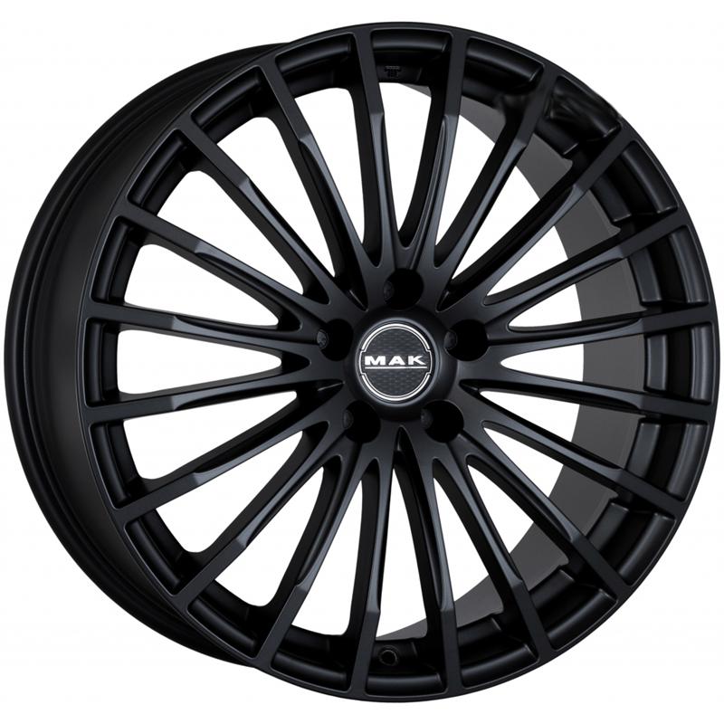 Cerchi in Lega MAK Fatale Matt Black 5 fori 19\" 8.5X19 ET38 5x108