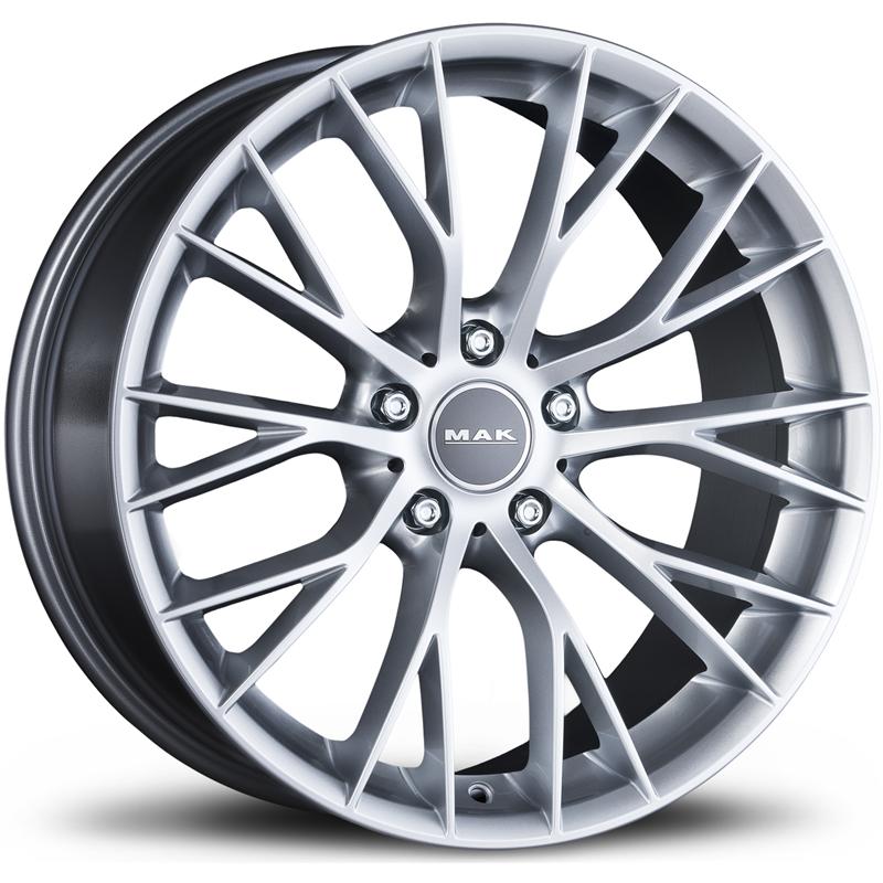 Cerchi in Lega MAK Munchen Silver 5 fori 18\" 8X18 ET42 5x108