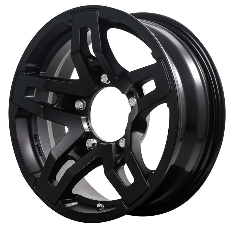 Cerchi in Lega RC DESIGN Rc33x Glossy Black 5 fori 15\" 5.5X15 ET5 5x139.7