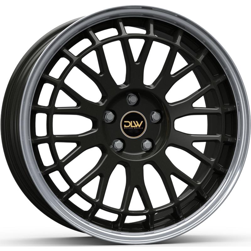 Cerchi in Lega ETA BETA Unit Shiny Black Lip Polish 5 fori 21\" 9.5X21 ET33 5x112