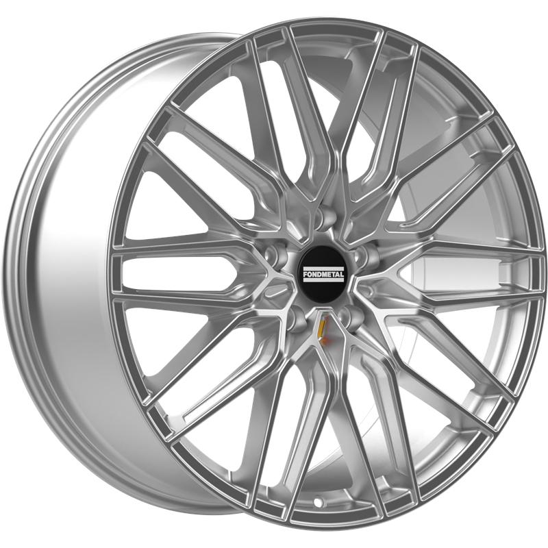 Cerchi in Lega FONDMETAL Cratos Glossy Silver 5 fori 21\" 11X21 ET59 5x130