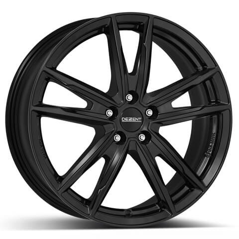 Cerchi in Lega DEZENT Kf Black 5 fori 19\" 7.5X19 ET47.5 5x108