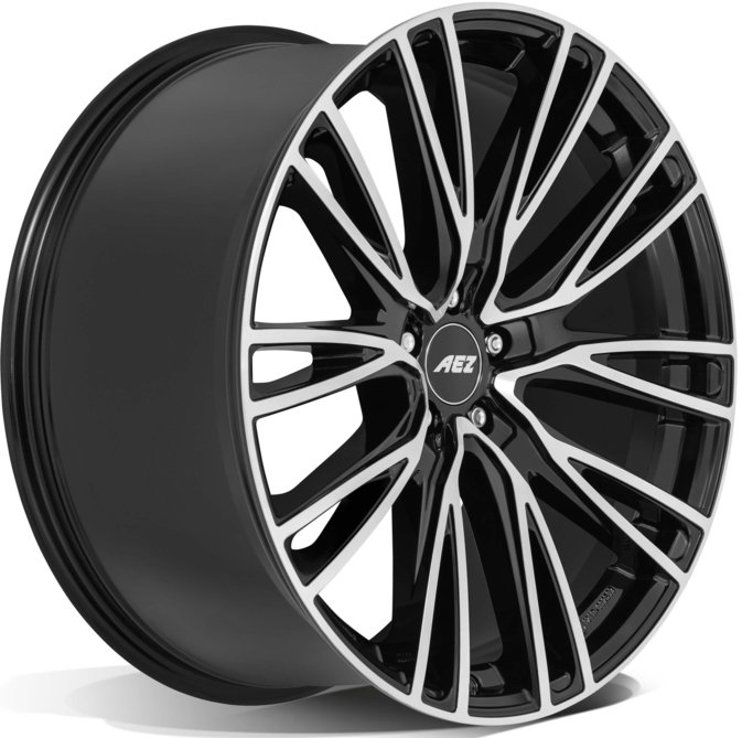 Cerchi in Lega AEZ Seattle Black Mirror 5 fori 20\" 8X20 ET45 5x112