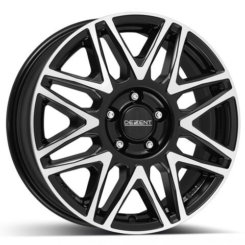 Cerchi in Lega DEZENT Kh Black Mirror 5 fori 18\" 7.5X18 ET48 5x108