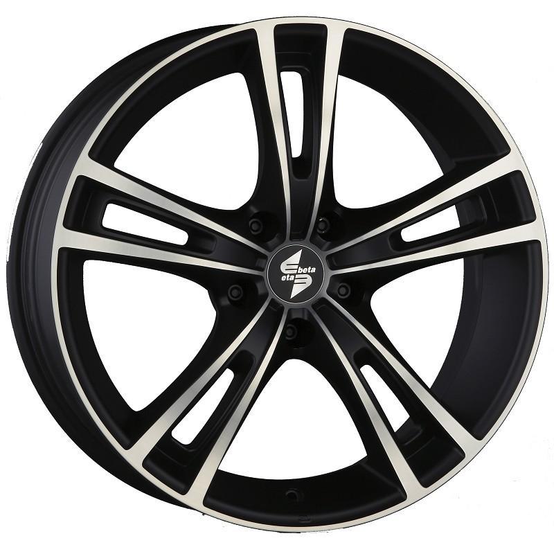 Cerchi in Lega ETA BETA Rochel Shiny Black Full Polish 5 fori 18\" 8X18 ET35 5x112