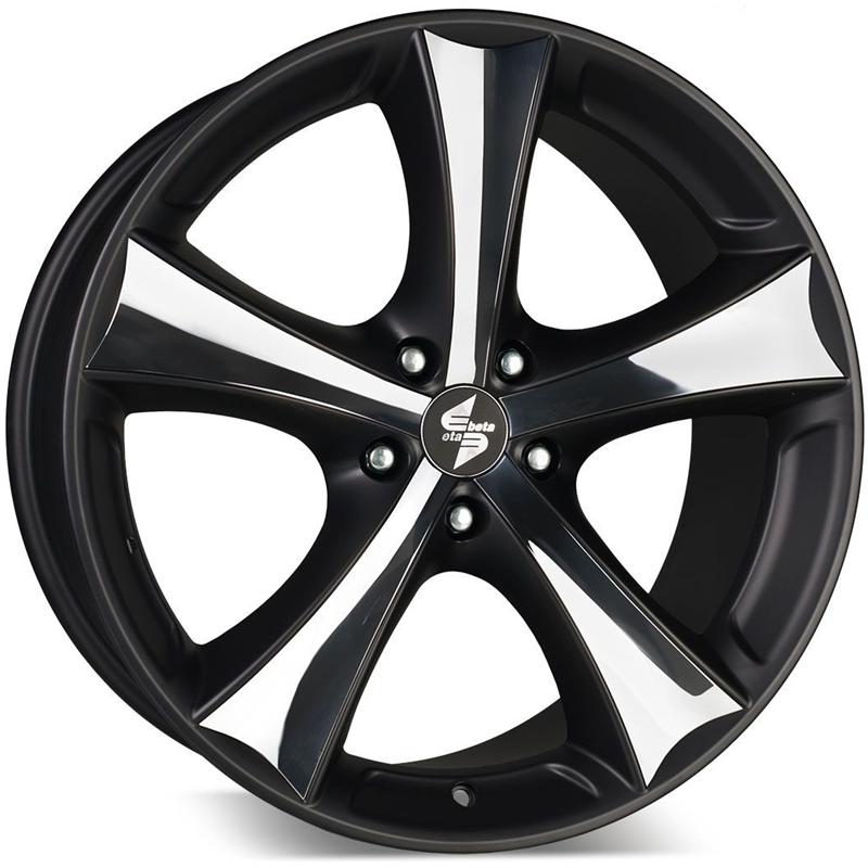 Cerchi in Lega ETA BETA Tettsut X Matt Black 4 fori 18\" 8X18 ET25 4x108