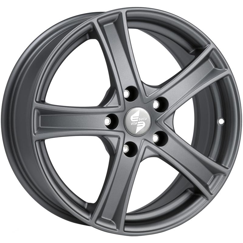 Cerchi in Lega ETA BETA OG-1 Matt Anthracite 5 fori 17\" 8X17 ET33 5x112