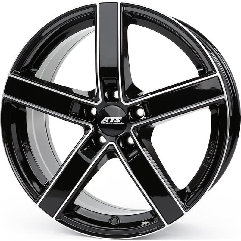 Cerchi in Lega ATS Emotion Diamond Black Kontour Polished 5 fori 16\" 7X16 ET50 5x108