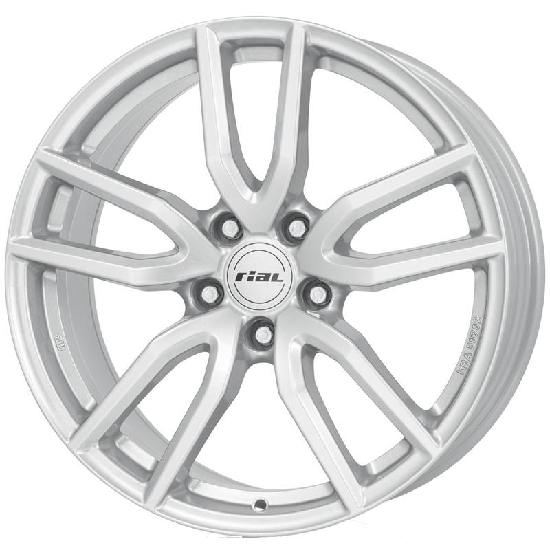 Cerchi in Lega RIAL Torino Polar Silber 5 fori 16\" 6.5X16 ET50 5x108