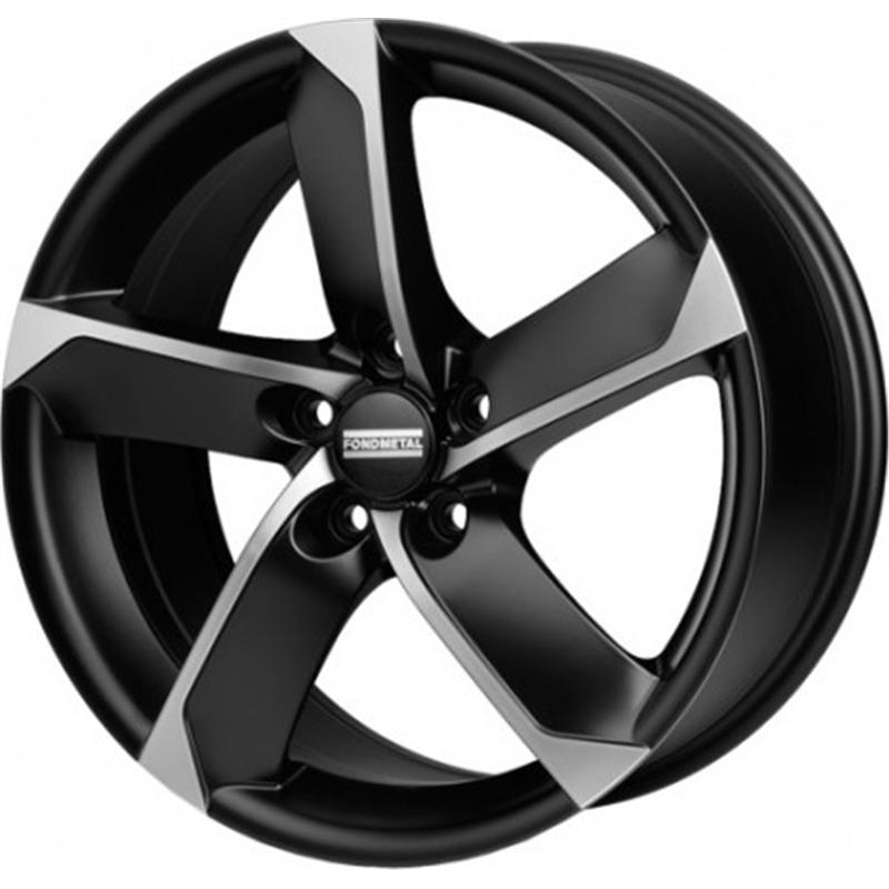 Cerchi in Lega FONDMETAL 7900 Matt Black Machined 5 fori 15\" 6.5X15 ET40 5x114.3