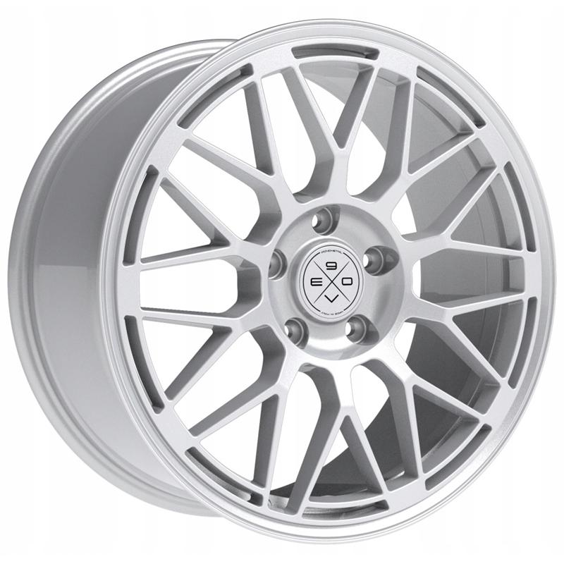 Cerchi in Lega FONDMETAL 9evo Glossy Silver 4 fori 17\" 7X17 ET35 4x98