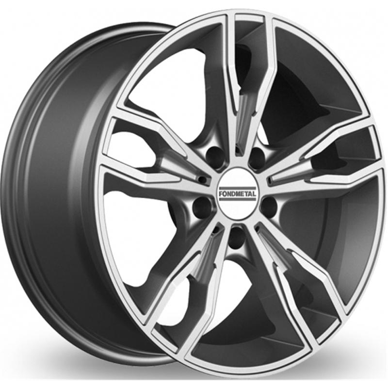 Cerchi in Lega FONDMETAL Alke Glossy Silver 5 fori 20\" 8.5X20 ET25 5x112