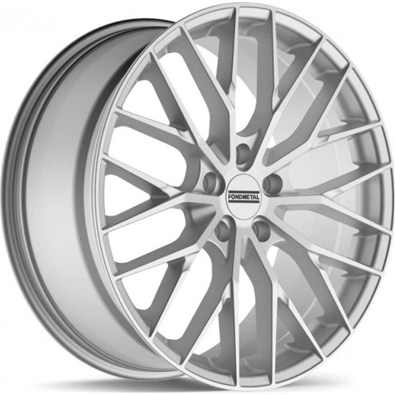 Cerchi in Lega FONDMETAL Makhai Glossy Silver 5 fori 21\" 11X21 ET24 5x112