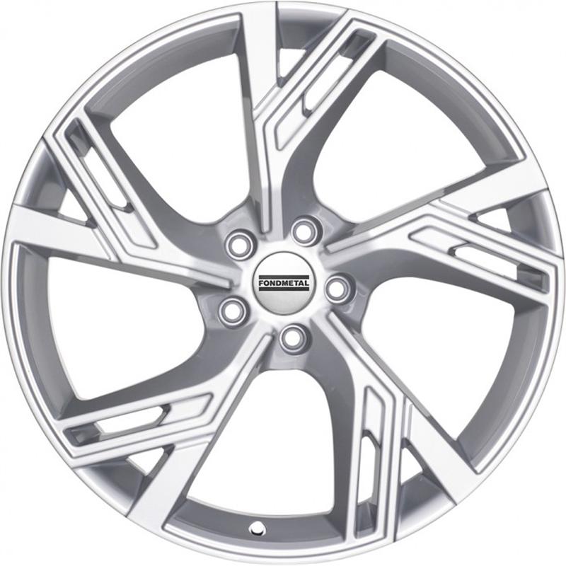 Cerchi in Lega FONDMETAL Atena Glossy Silver 5 fori 18\" 8X18 ET39 5x112