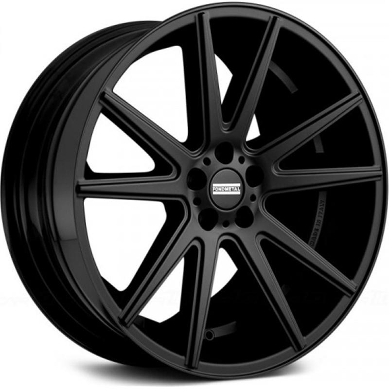 Cerchi in Lega FONDMETAL StC-10 Matt Black 5 fori 22\" 11X22 ET40 5x127
